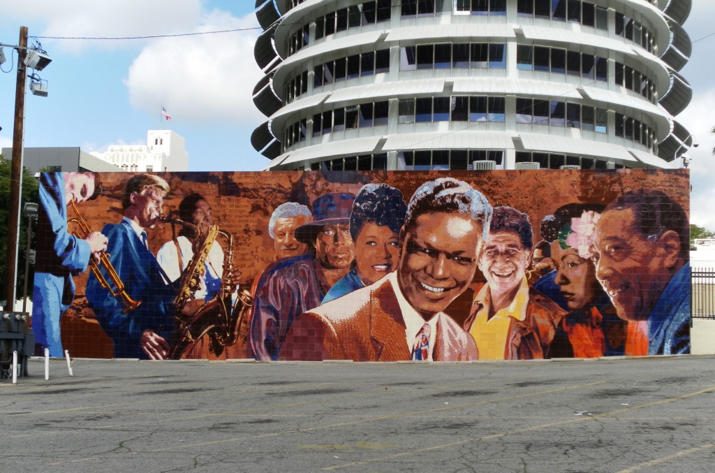 UCLA alum’s mural honoring Hollywood jazz artists restored Daily Bruin