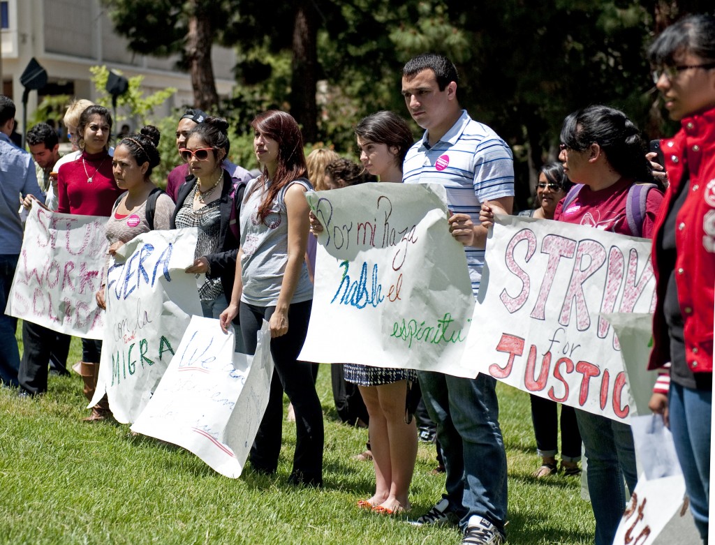 Students Gather To Protest Past Layoffs, Proposed Pension Reforms ...