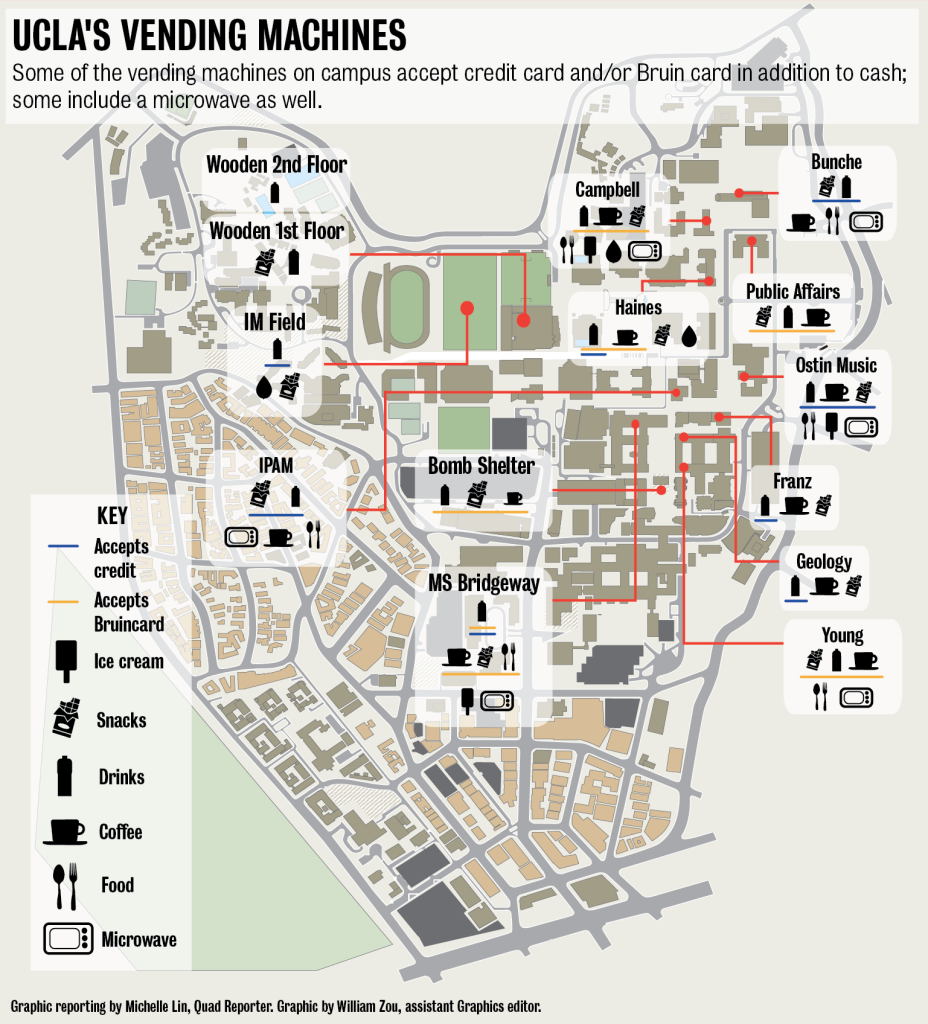 The Quad A Guide To Closest Campus Vending Machines Daily Bruin Closest Campus Vending Machines