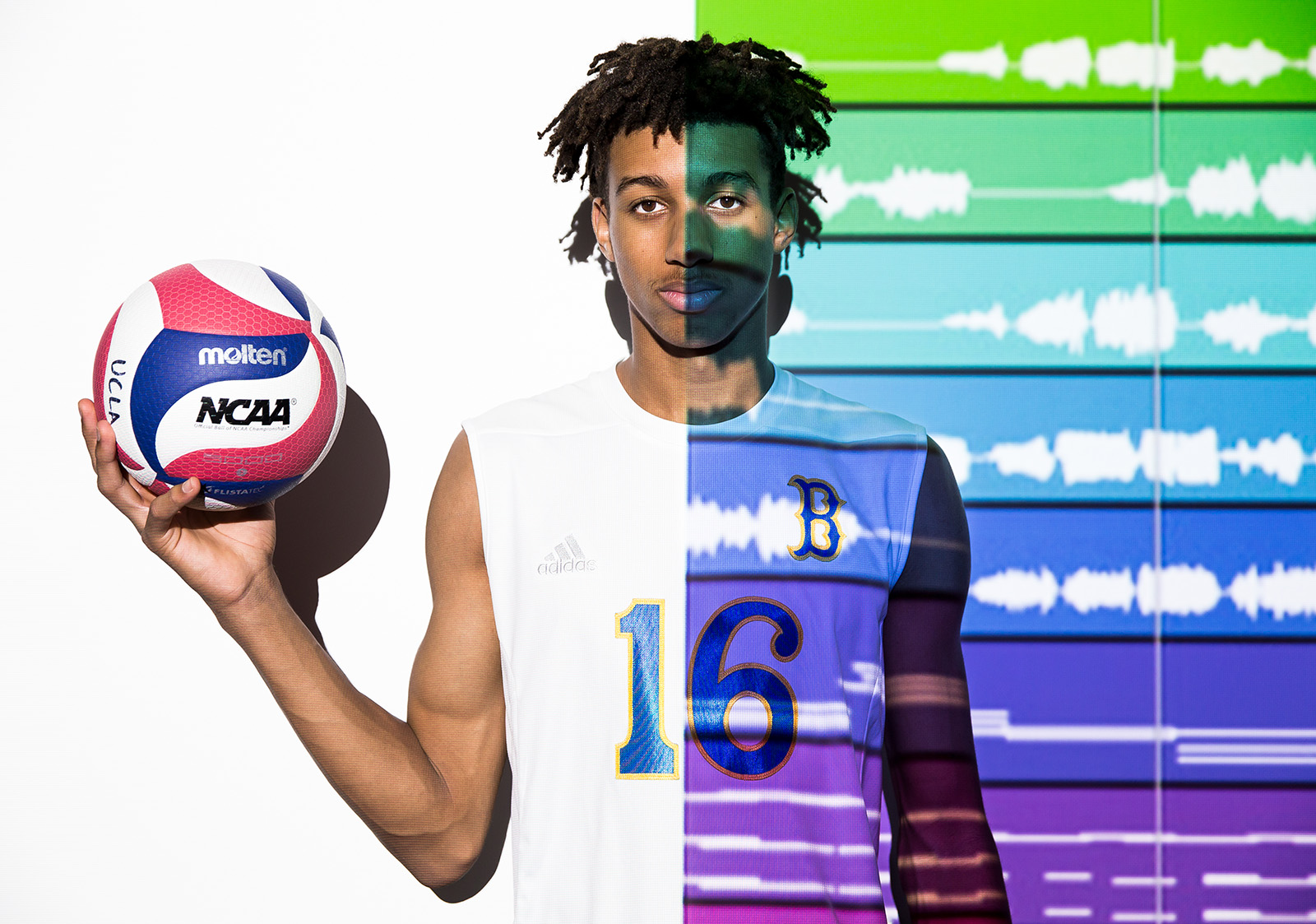 UCLA men’s volleyball player serves up volleyballs and fresh beats