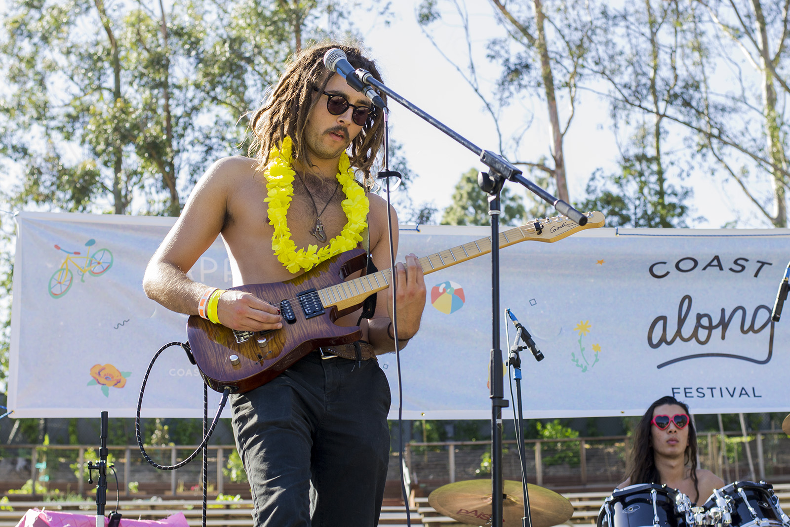 Student band The Bash Dogs performs at UCLA’s Coastalong Festival ...