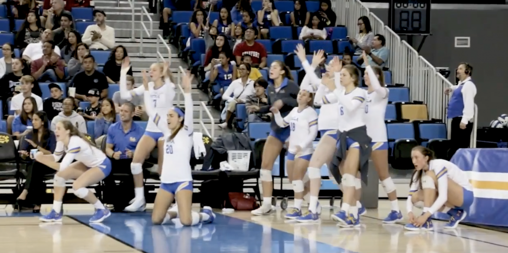 Video UCLA women’s volleyball discusses importance of bench presence