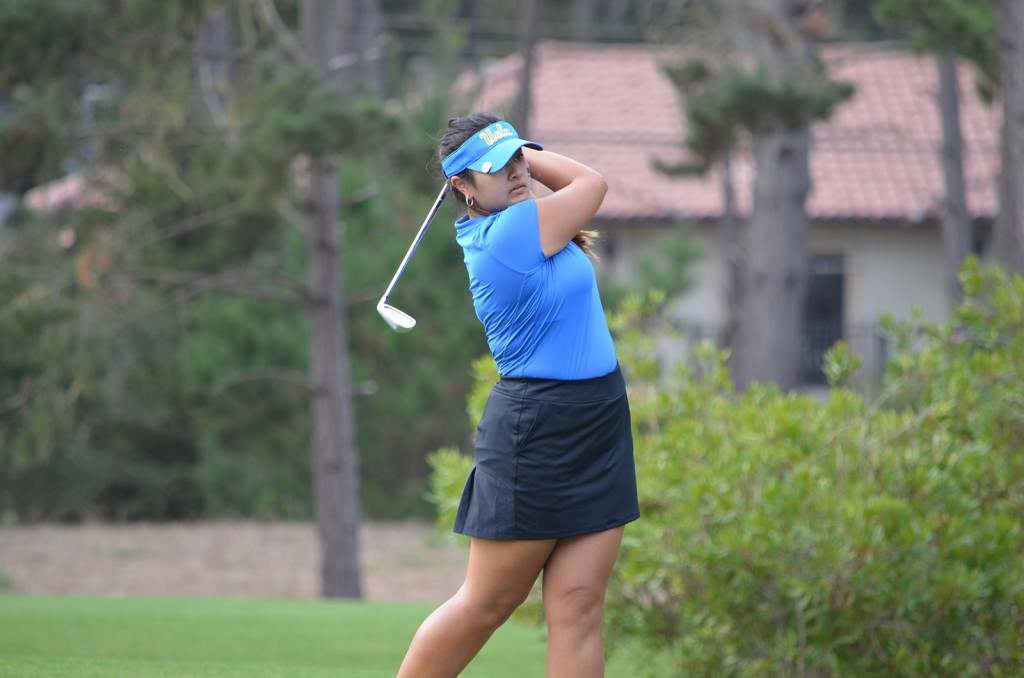 UCLA women's golf won all three tournaments that junior Lilia Vu participated in during the fall portion of the season. Vu also took home a first place finish on the individual leaderboards in the Battle at the Beach. (UCLA Athletics)