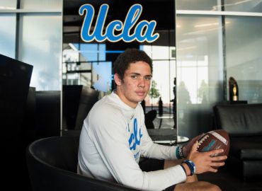 UCLA quarterback football legacy Austin Burton stays ready behind