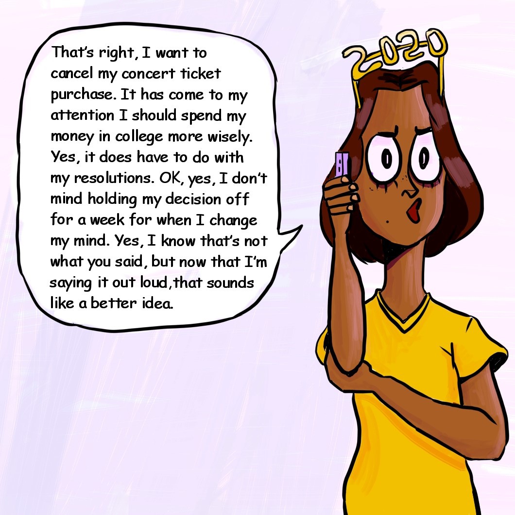 Editorial Cartoon: New Year’s Resolution - Daily Bruin