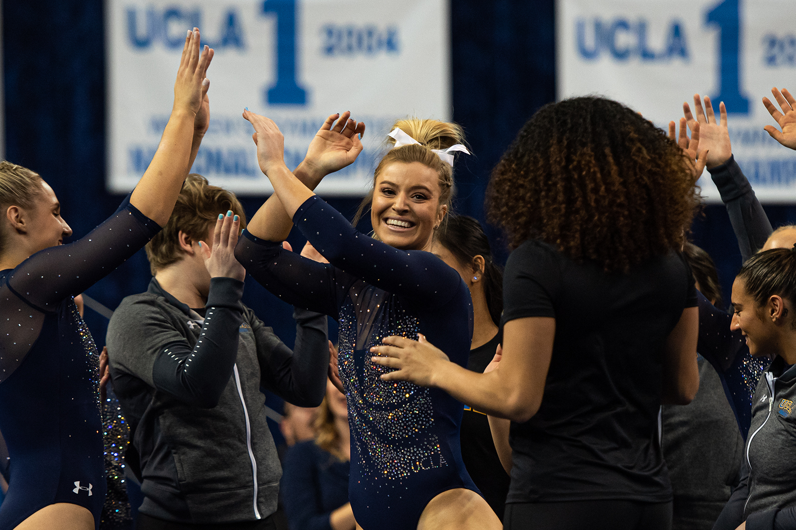 UCLA gymnastics improves on beam following low score at second meet