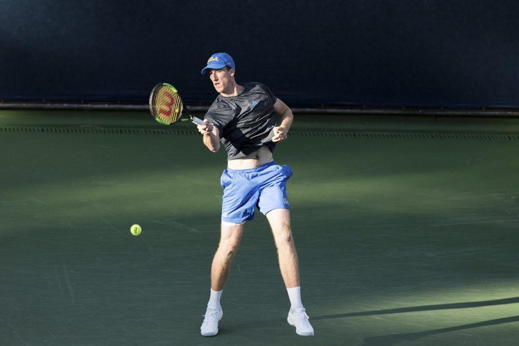 Men S Tennis Win Provides Confidence Boost Going Into Ita Indoor Championship Daily Bruin