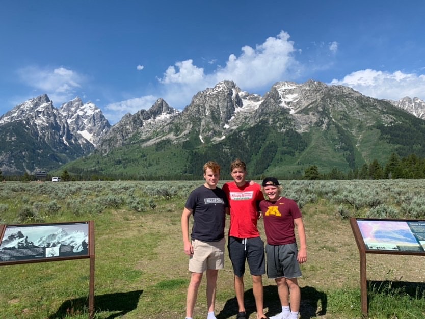 Hans Bodvarsson (pictured left), Montgomery Truitt (pictured center), and Mason Thompson (pictured right) were childhood friends. The three graduated from high school this year.