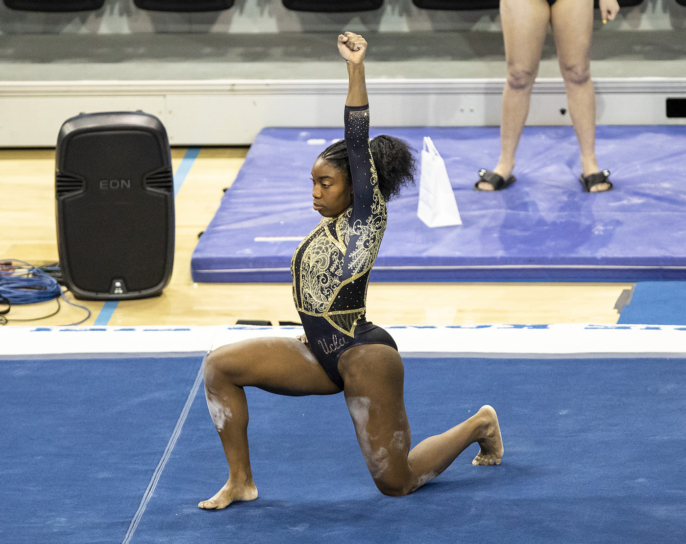 UCLA gymnastics’ Black Excellence meet displays messages of diversity