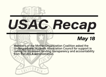Usac Recap May 25 Daily Bruin