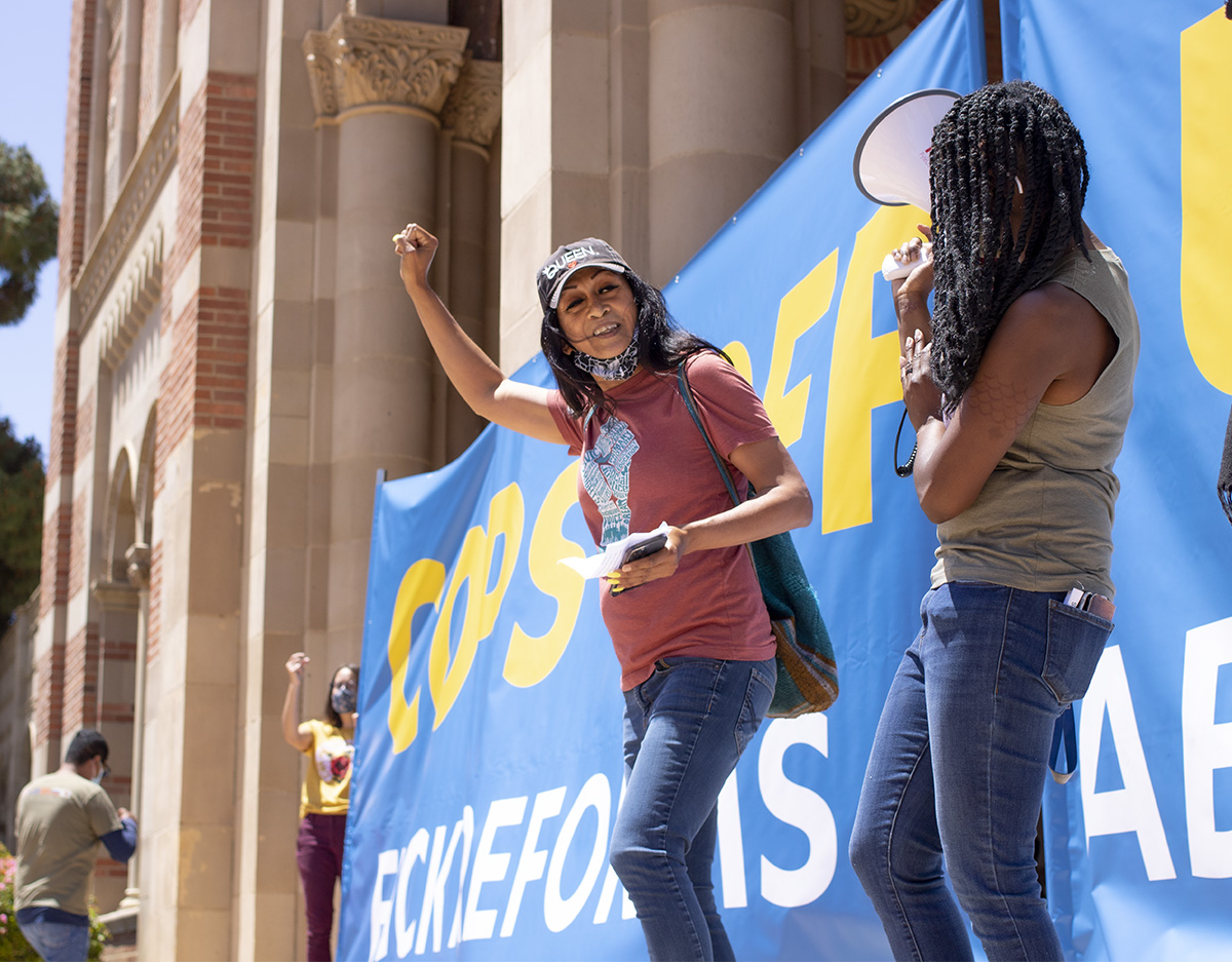 Protesters Renew Calls To Abolish UCPD In March Across UCLA Campus ...