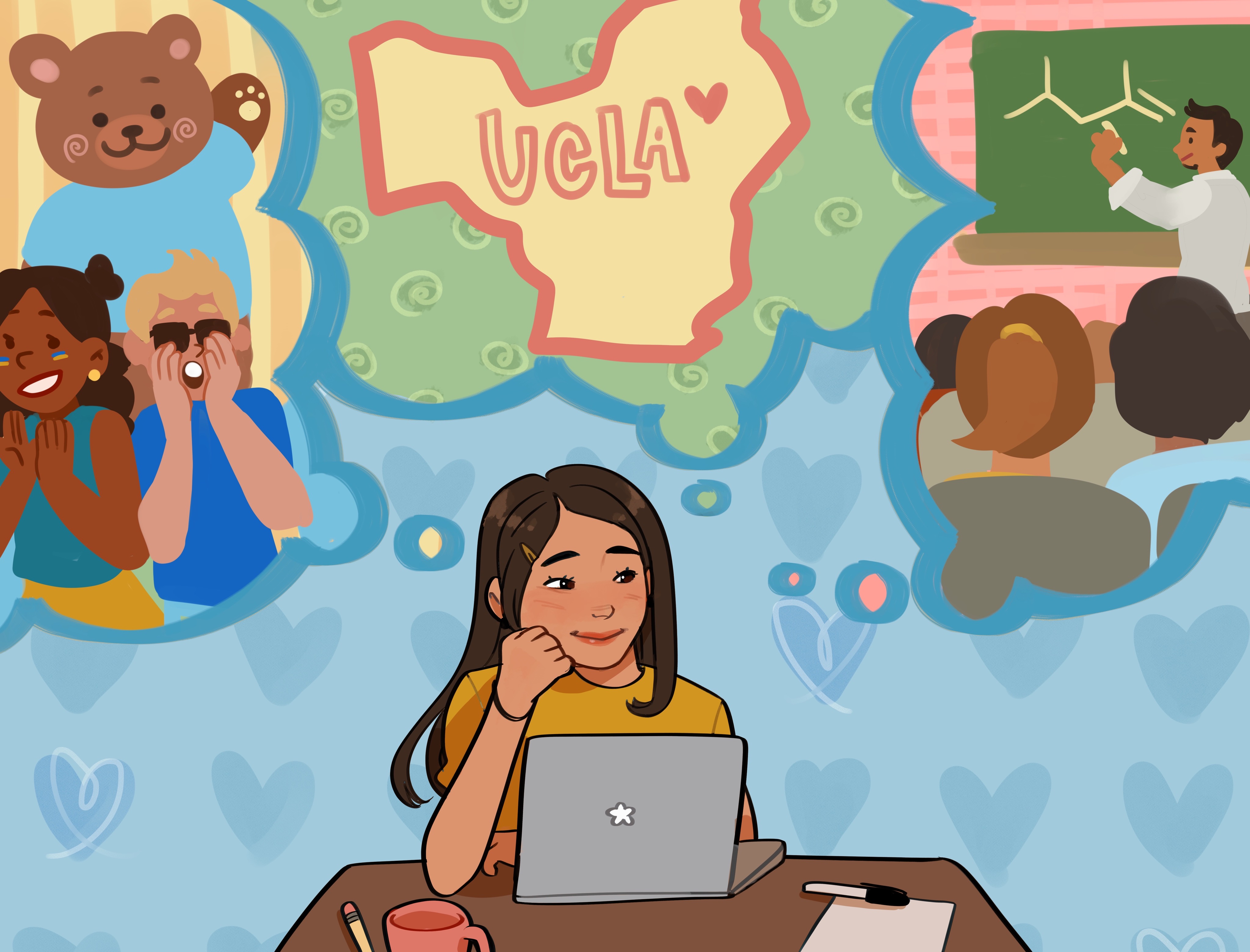 ucla student mailbox clipart