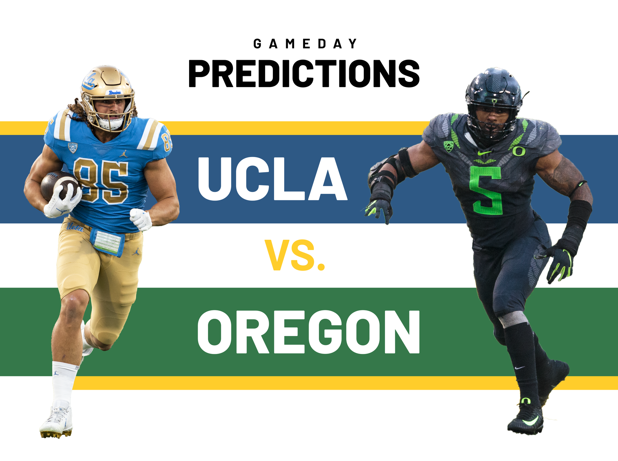 Gameday predictions UCLA vs. Oregon Daily Bruin