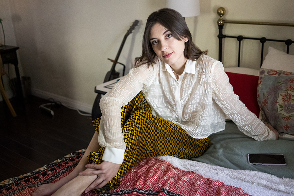 With a retro sound, "Human" is stripped down and authentic, Rice said. The release came after years of unsuccessfully working with producers, but she said she never could establish her voice or be respected in those environments. (Nina Morasky/Daily Bruin)