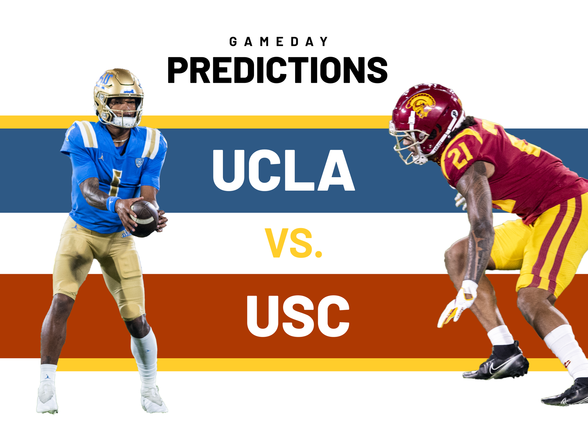 College Football Week 12 - Picks & Predictions, USC vs UCLA