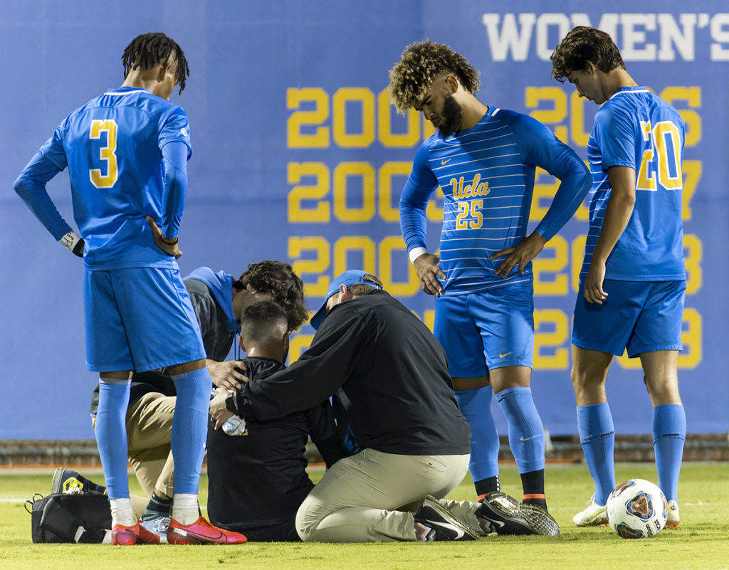 (David Rimer/Assistant Photo editor) note, this is right after the starting keeper got his head injury