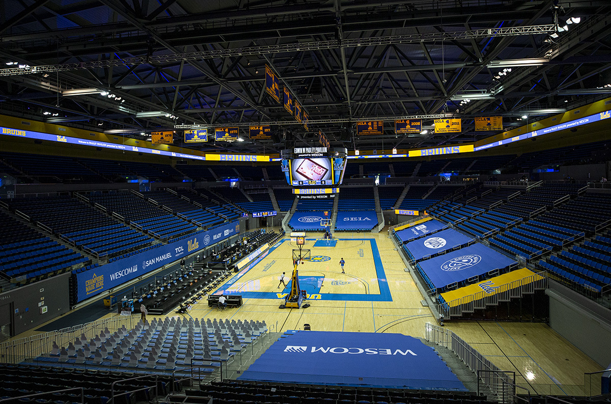 Pauley Pavilion on the UCLA campus, home of Bruins basketball