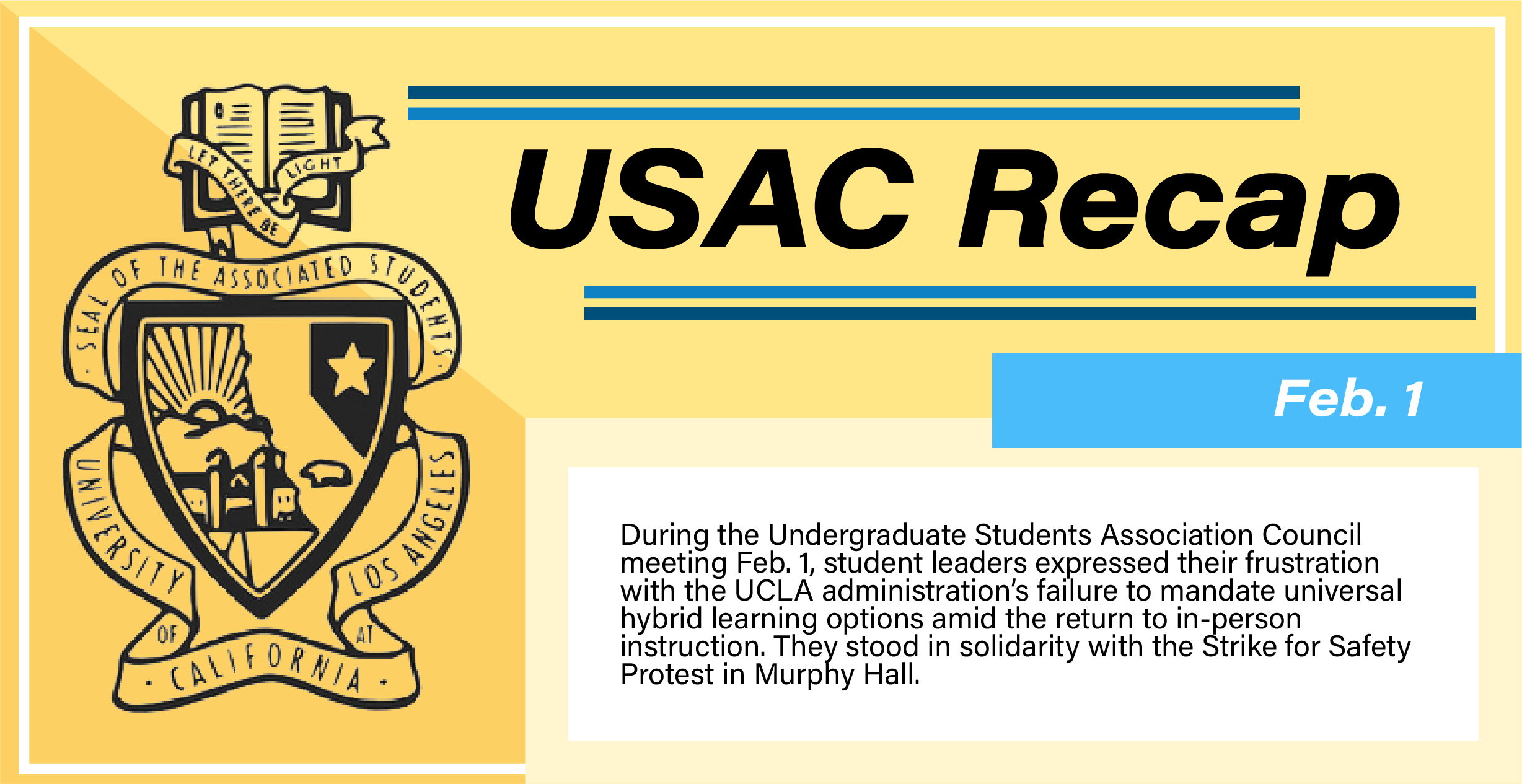 USAC recap Feb. 1 Daily Bruin