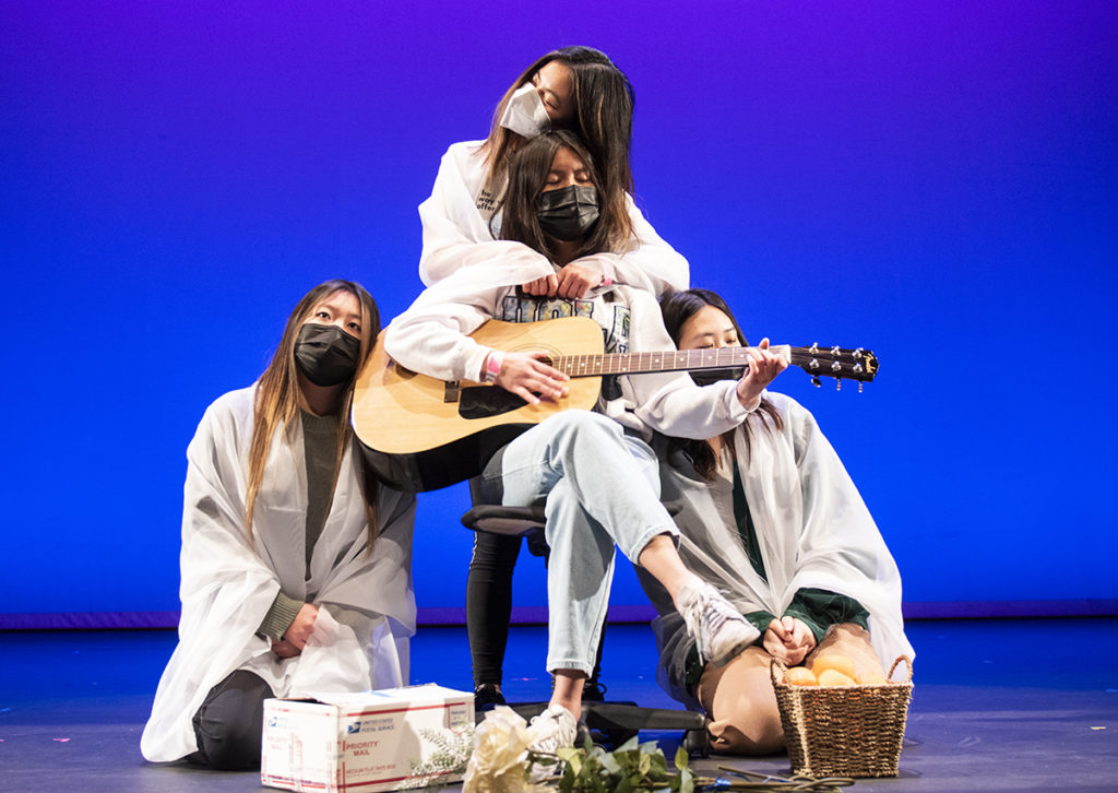With drama, dance and a cappella, students will look at the multitude of ways love can work, specifically looking at parental and queer relationships. (Sarah Teng/Daily Bruin)