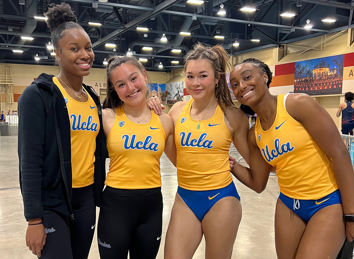 UCLA track and field athletes set personal, school records at indoor