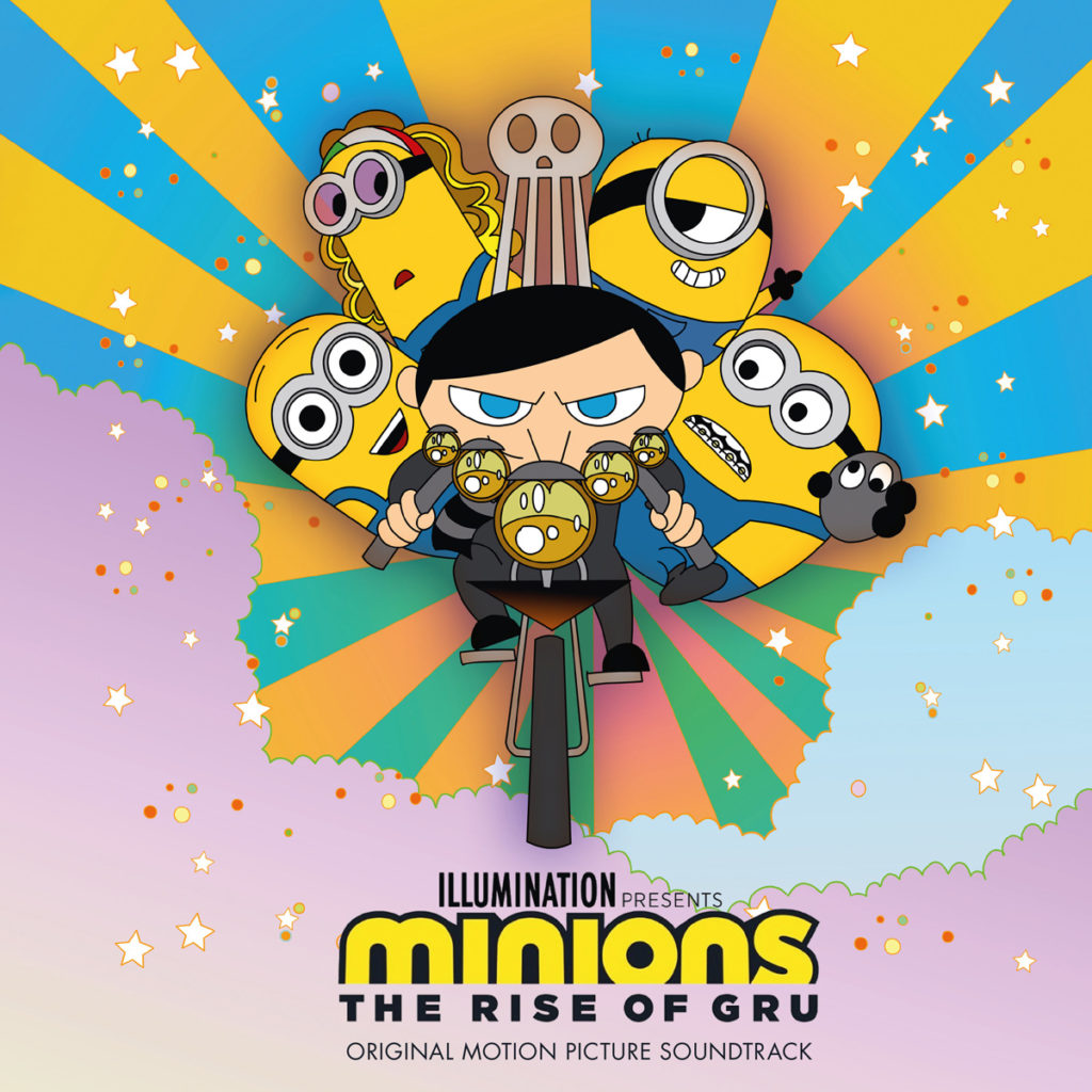 Alongside the animated film, the soundtrack for "Minions: The Rise of Gru" will release July 1. (Courtesy of Universal Music Group)