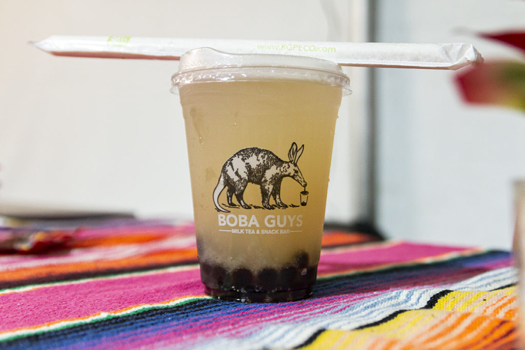 While Boba Guys sold out of two out its four menu choices by Sunday evening, the stall provided a sweet, refreshing option amongst the festival's wide range of savory selections. (Megan Cai/Assistant Photo editor)