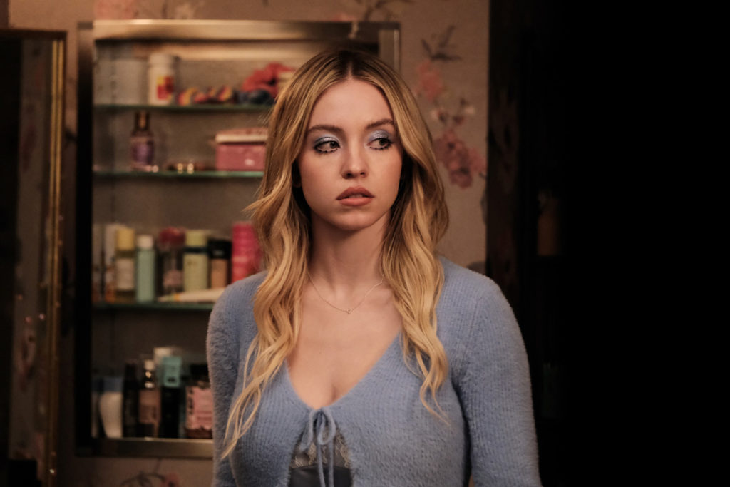 Sydney Sweeney is nominated for her role as "Cassie Howard" on "Euphoria." (Courtesy of Eddy Chen/HBO)