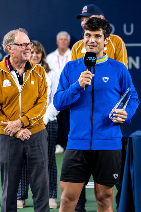 Men’s tennis alumnus Marcos Giron races against time in search of ATP