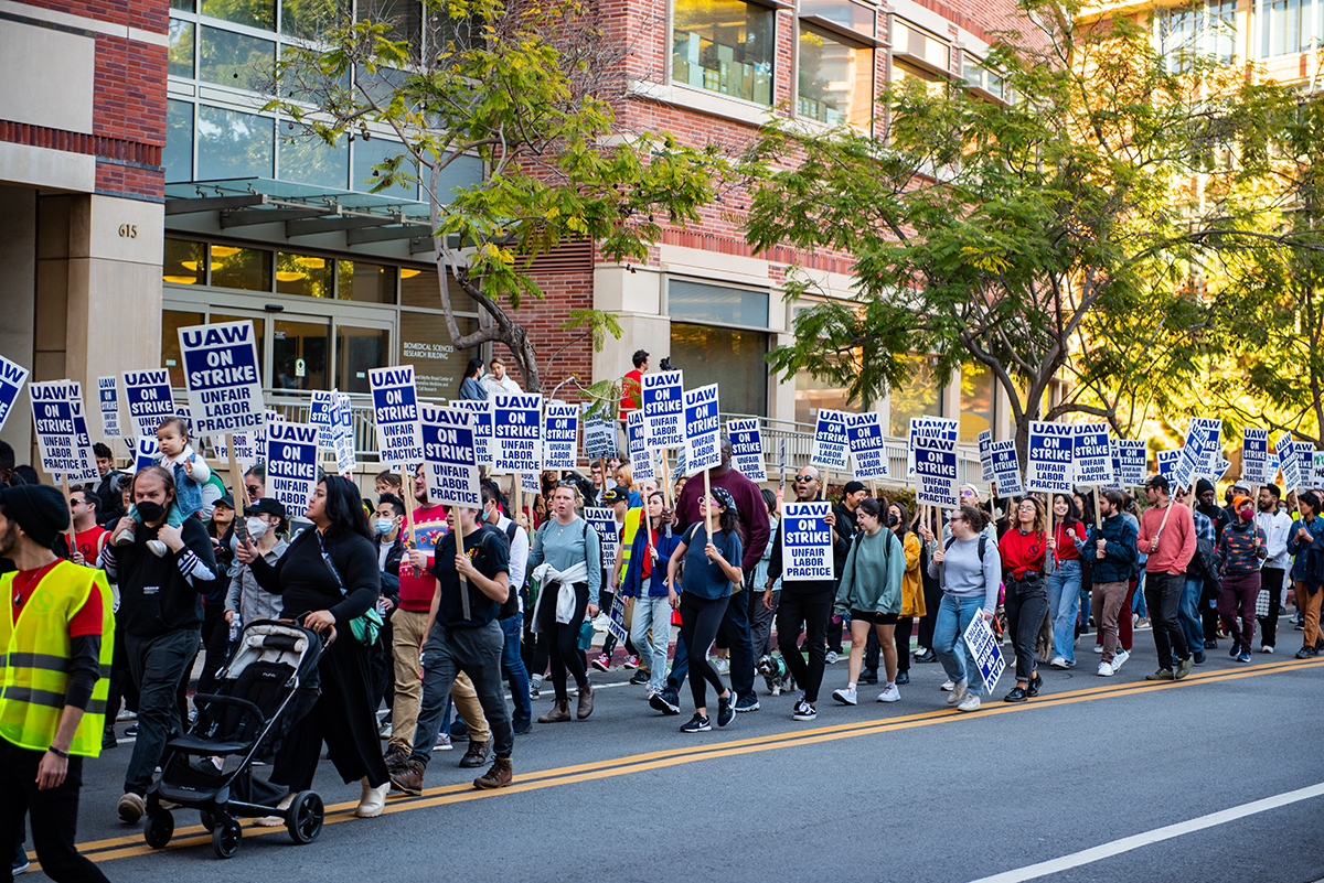 ucla-academic-workers-form-picket-lines-across-charles-e-young-drive