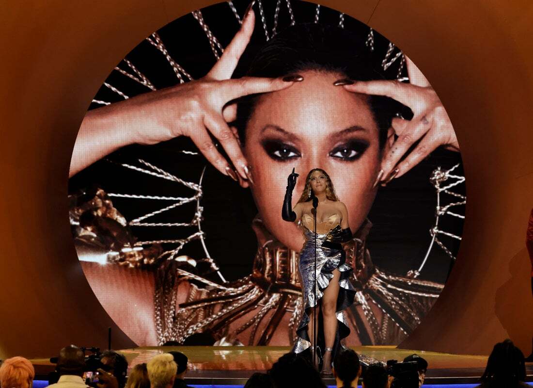 beyonce grammy performance 2022