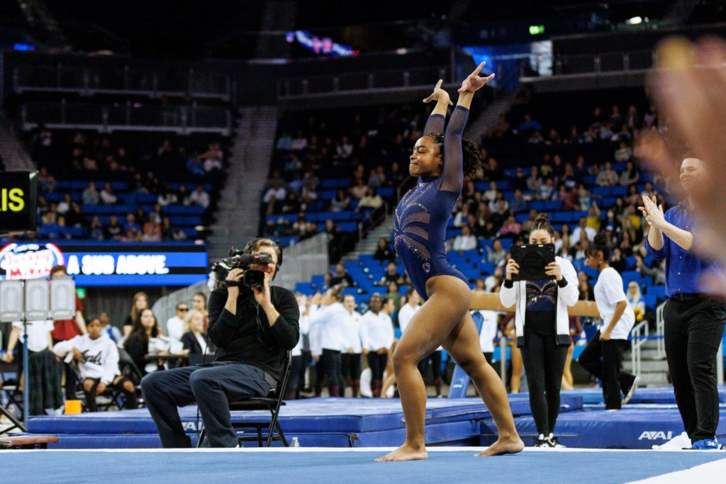 Despite setbacks, UCLA gymnastics keeps spirits high during Pac-12 ...