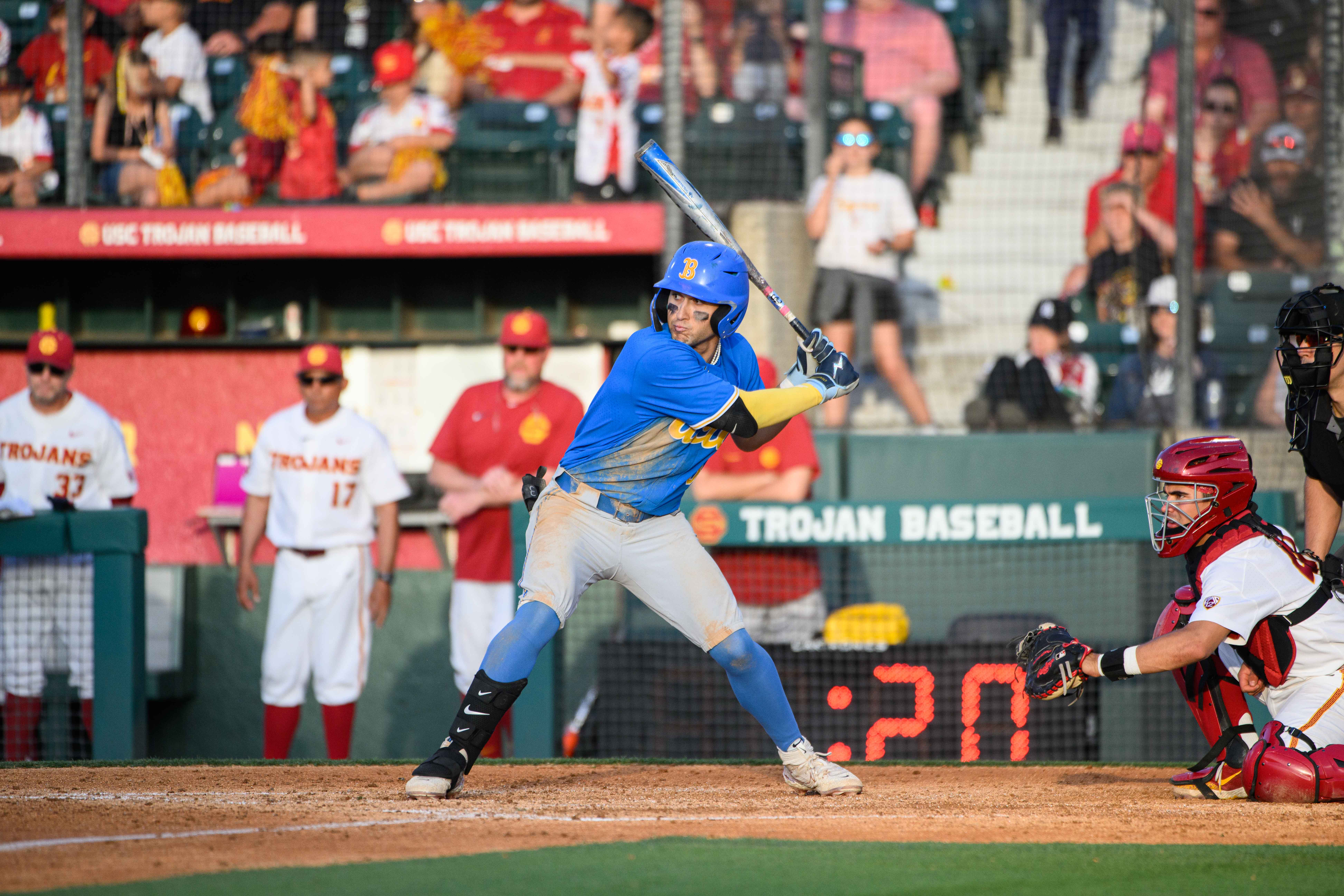 With Cody Schrier injured, UCLA baseball shifts lineup for series against Stanford