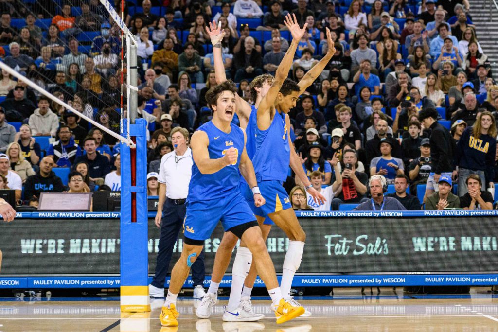 Sweeping MPSF play, UCLA men’s volleyball enters semifinal as top seed