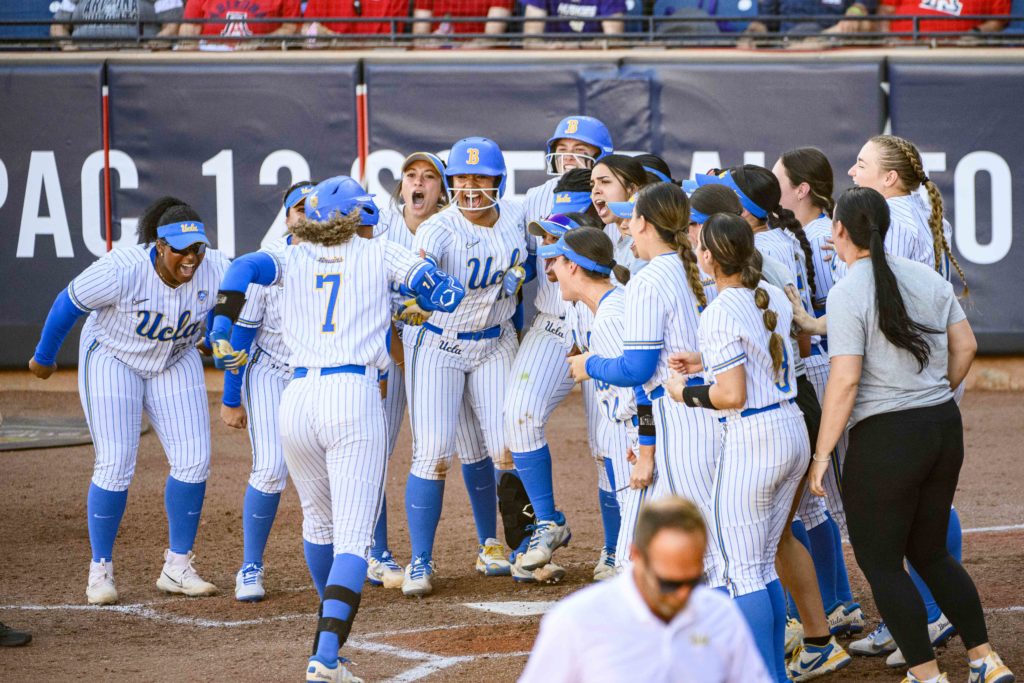 Goahead run from Maya Brady narrowly advances UCLA softball to Pac12