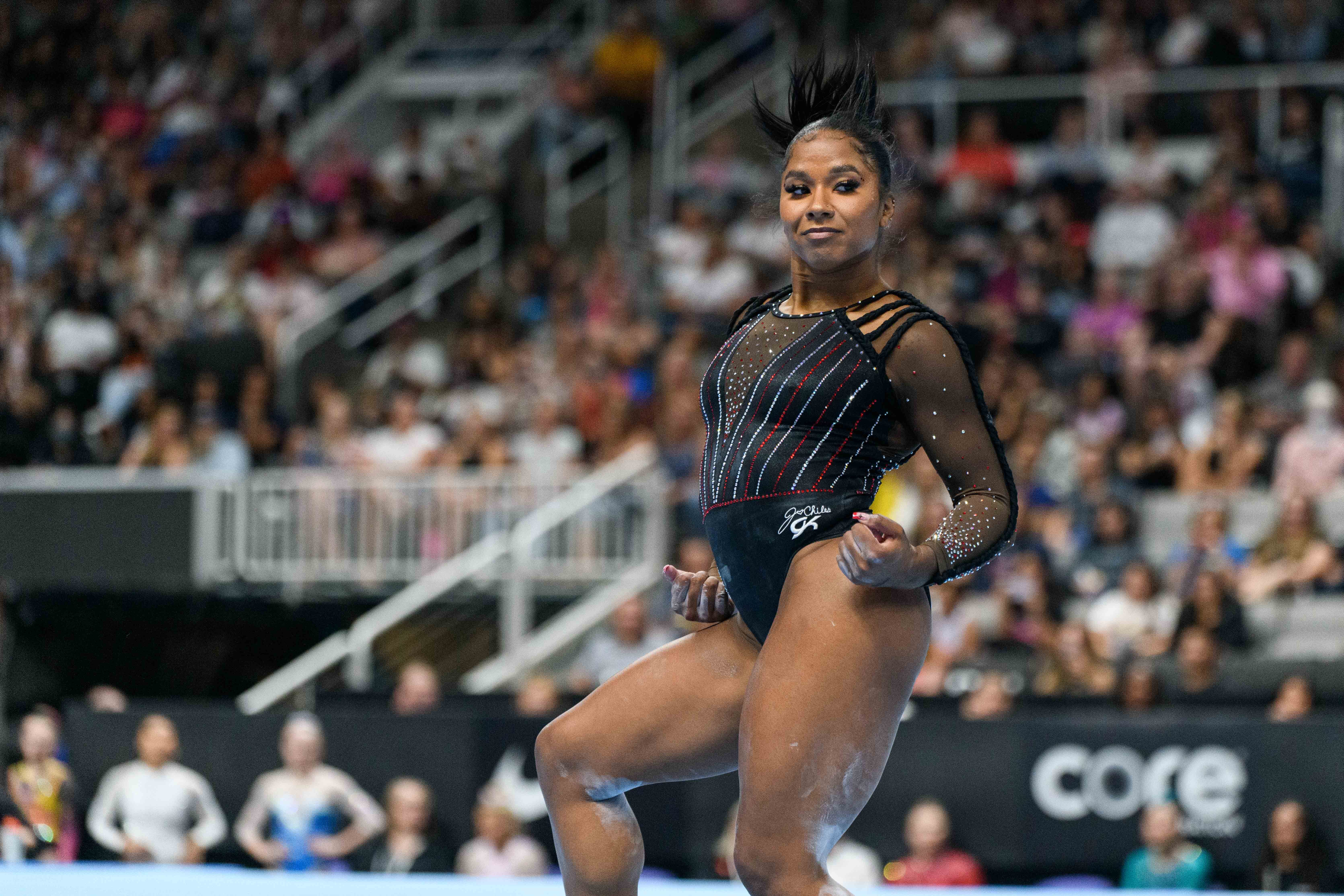 ‘It’s just going up from here’ Chiles competes in US Gymnastics