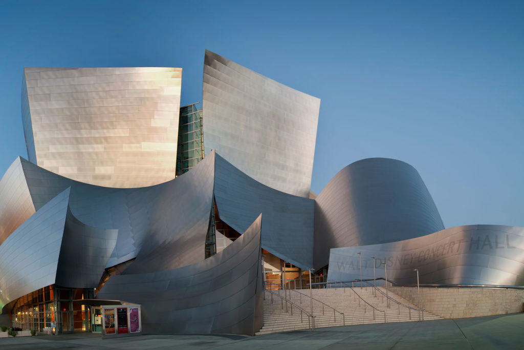 The Walt Disney Concert Hall is located in Downtown Los Angeles. Home to the LA Phil, the music venue will host a screening of "The Phantom of the Opera" with live orchestration this Halloween. (Courtesy of LA Phil)