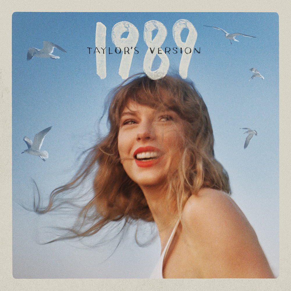 Taylor Swift smiles on the cover of "1989 (Taylor&squot;s Version)." The "Eras Tour" sensation will release her fourth re-recording with five new "From the Vault" tracks on Oct. 27. (Courtesy of Republic Records)