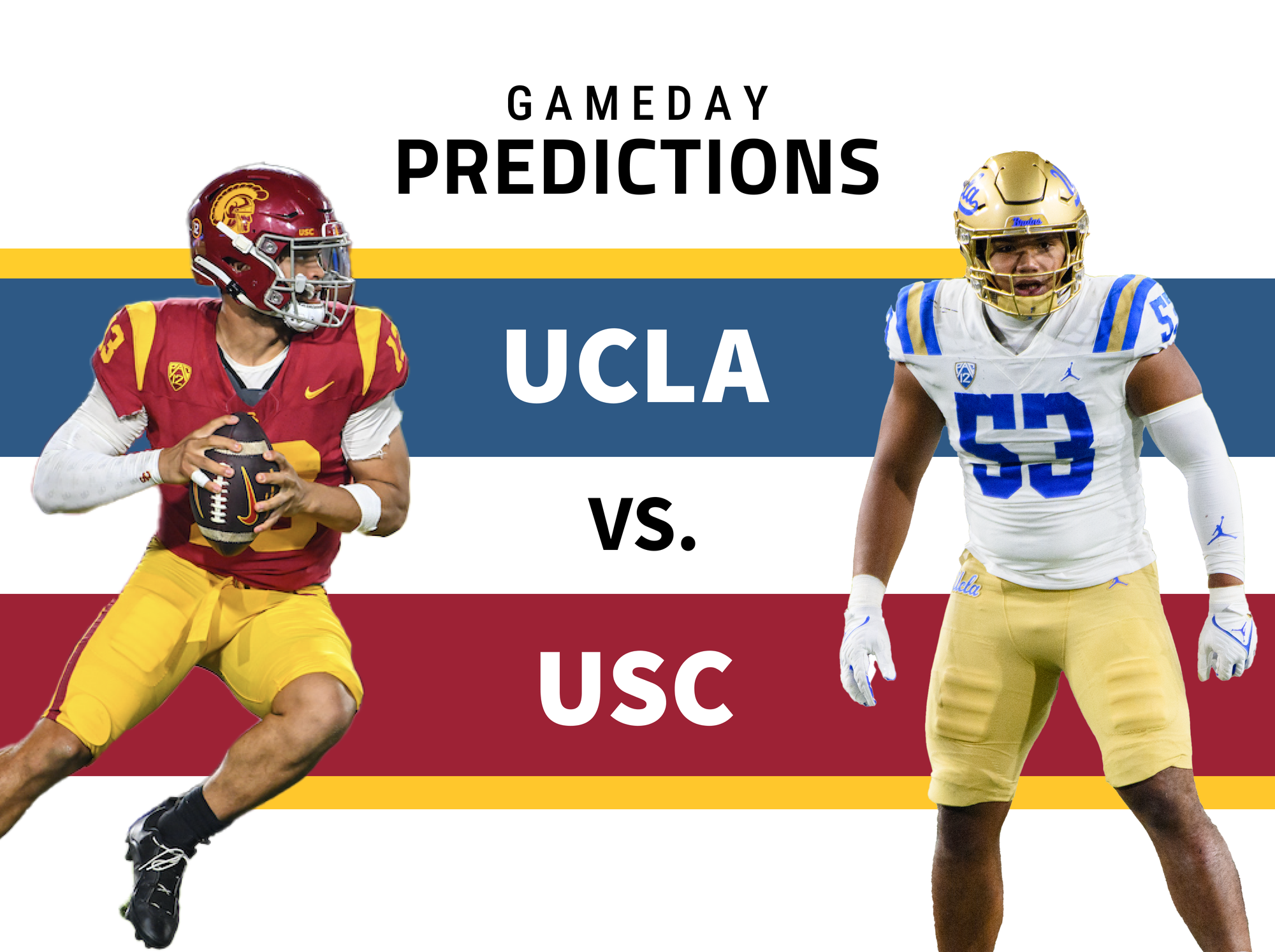 Gameday Predictions UCLA vs. USC Daily Bruin