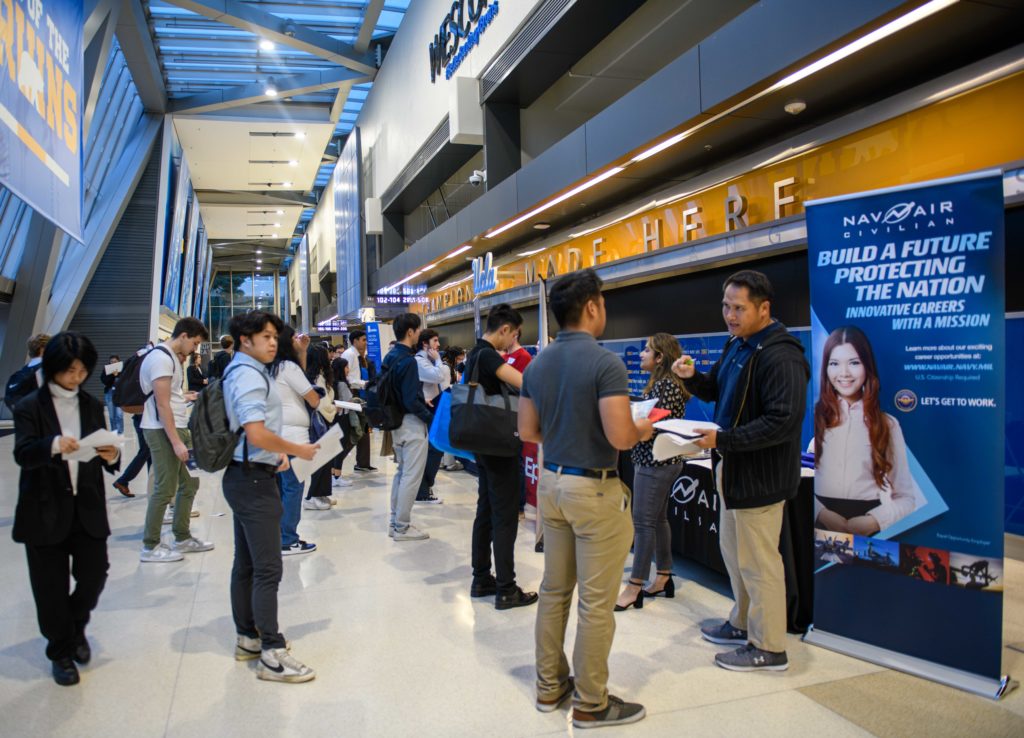 UCLA students share their experience attending STEMfocused career fair