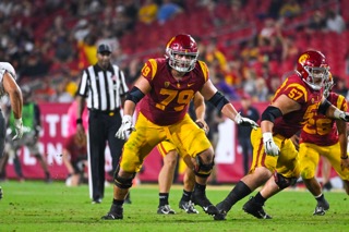 The No. 6 USC Trojans defeat the Washington State Cougars 30-14 on Saturday, October 8, 2022 in Los Angeles, Calif. (Courtesy of John McGillen/USC Athletics)