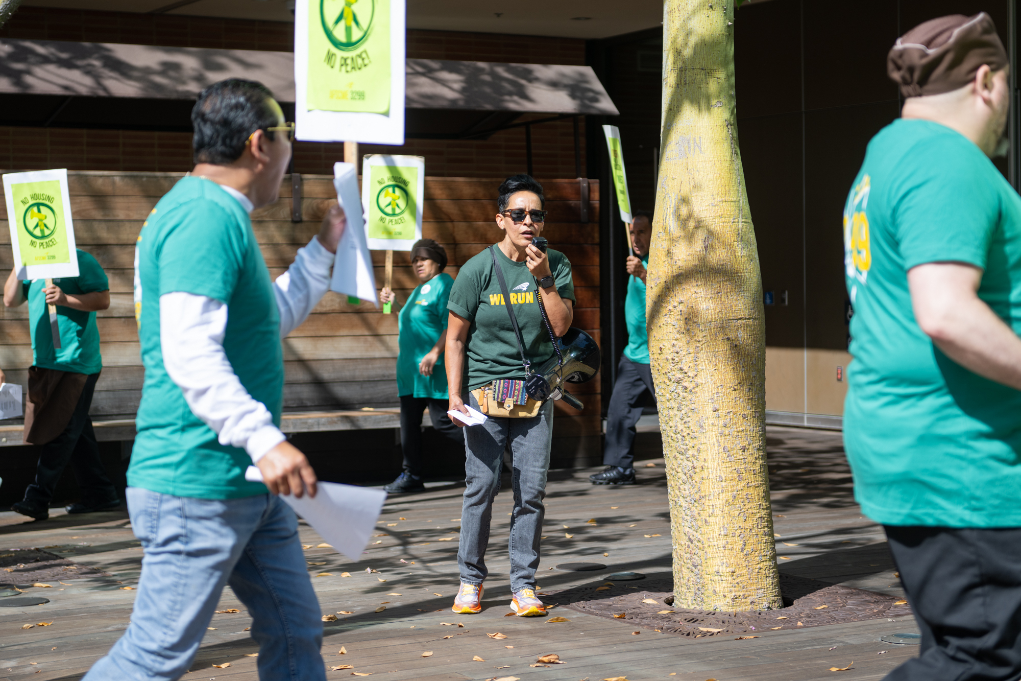 AFSCME Local 3299, nurses picket to demand higher wages, better working