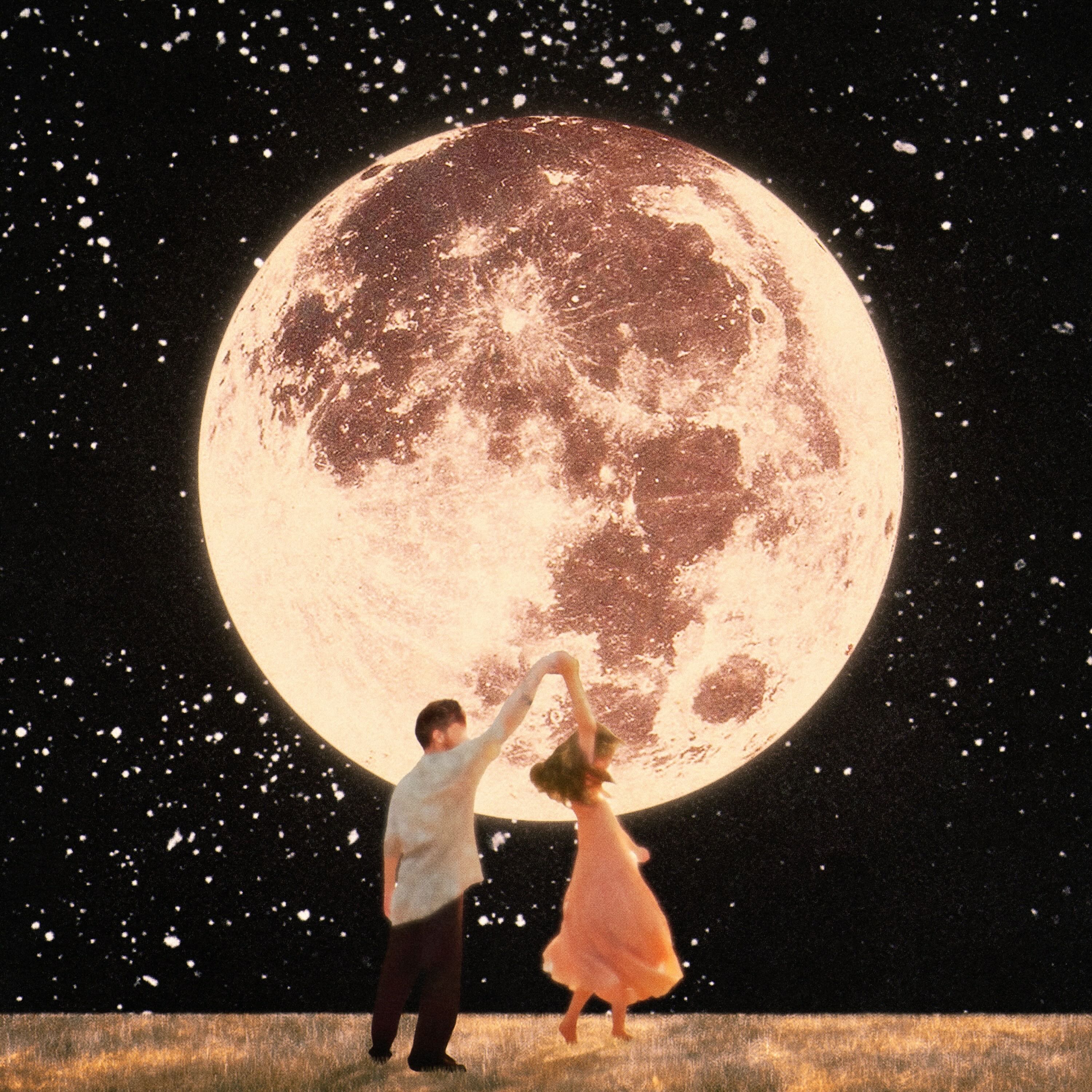 Two people dance against a starry night sky and a large moon on the cover of Alex Warren&squot;s single "Ordinary." The gospel-influenced track was originally previewed for listeners on TikTok before being officially released Feb. 7, 2025. (Courtesy of Atlantic Recording Corporation)