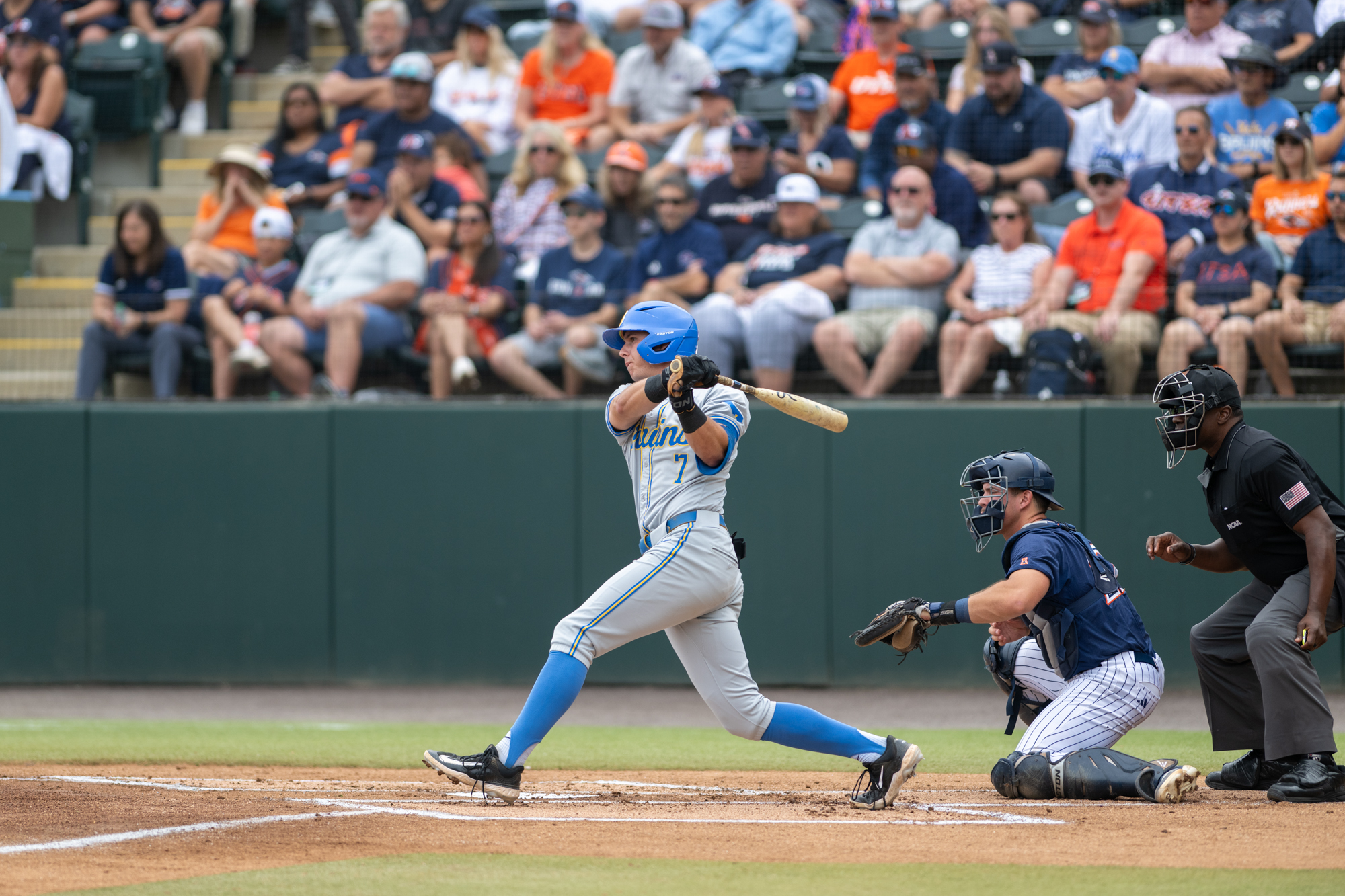 Sophomore third baseman Roman Martin swings at a pitch. (Aidan Sun/Assistant Photo editor)