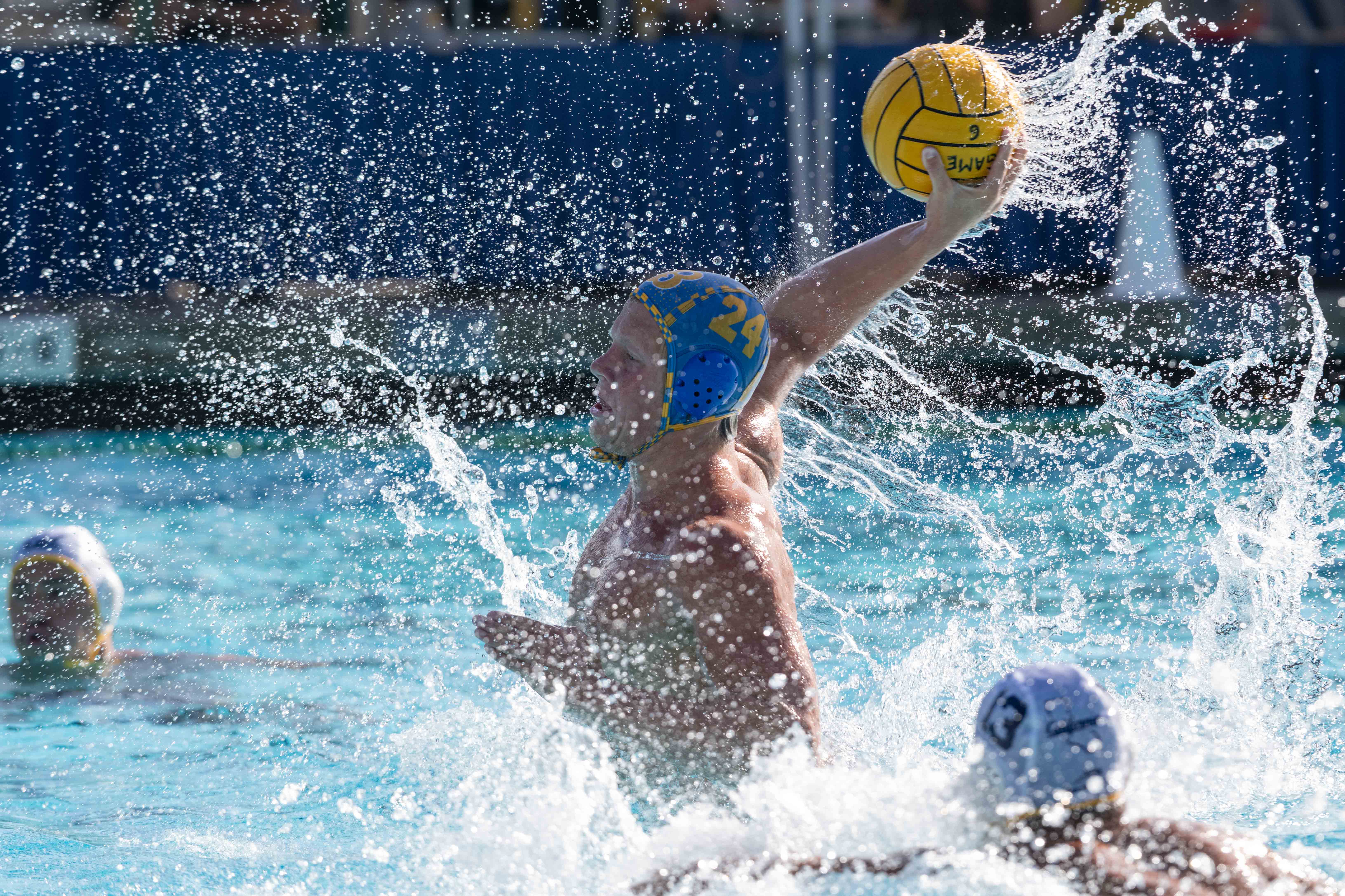 Sophomore attacker Ryder Dodd brings the ball back to prepare for a shot. (Leydi Cris Cobo Cordon/Daily Bruin senior staff)