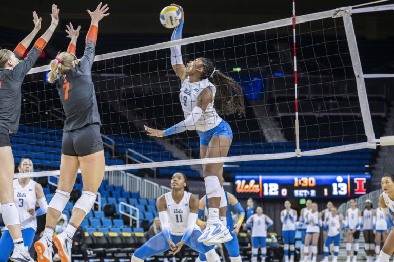 UCLA women’s volleyball outlasts Georgia Tech in five-set NCAA first round game