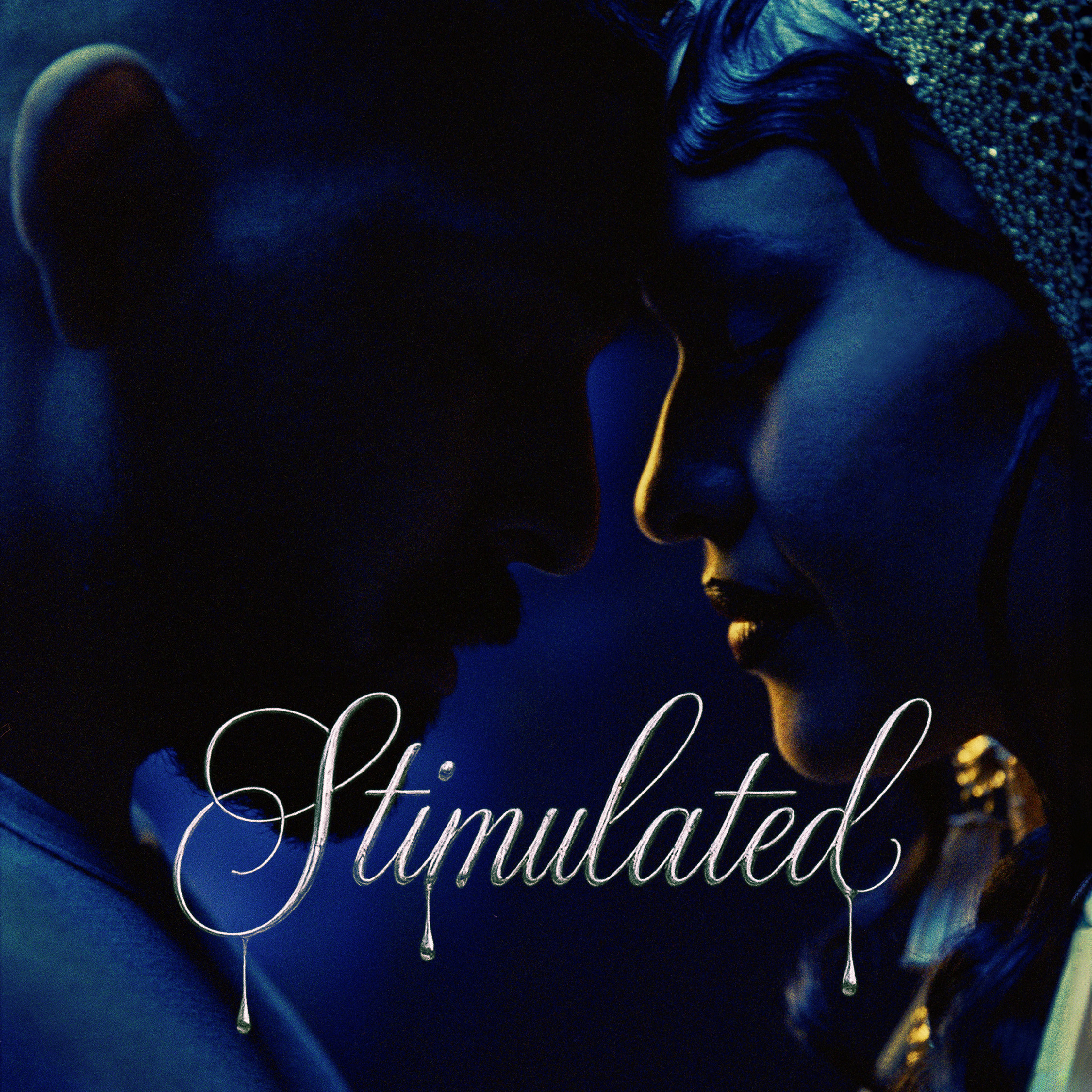 Two people lean on each other in a blue-tone light as the cover of Tia Wood&squot;s "Stimulated." Coming from a creative family, the 26-year-old singer-songwriter&squot;s work draws inspiration from contemporary acts such as SZA and Leon Bridges, as well as Etta James and Amy Winehouse. (Courtesy of Tia Wood Entertainment Inc., under exclusive license to Sony Music Entertainment Canada Inc.)