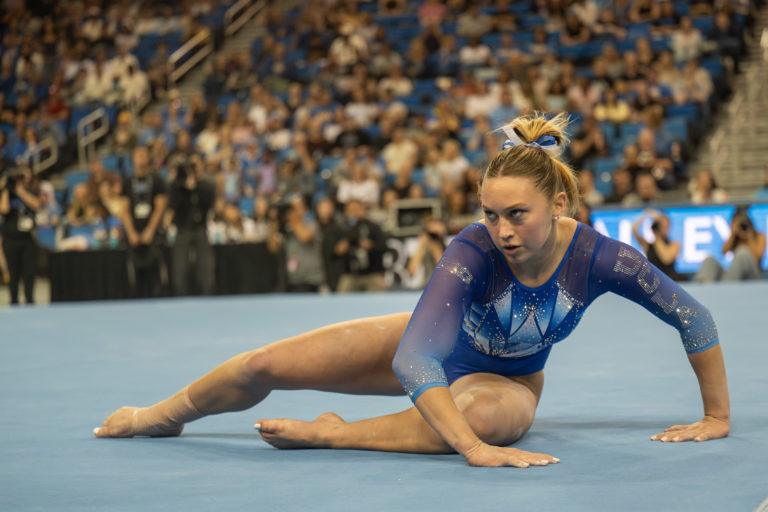 Katelyn Rosen sets tone with confidence, energy as leadoff gymnast