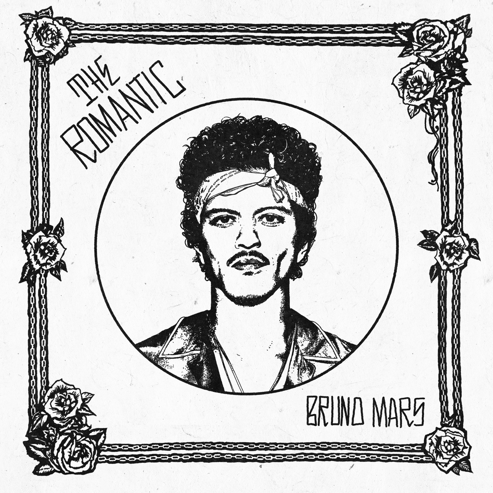 Album cover for Bruno Mars’ latest album “The Romantic.” The music video for the singer’s single “Risk It All” tells the story of a marriage, depicting a relationship from the wedding ceremony to their later years as an old married couple. (Courtesy of Atlantic Records)