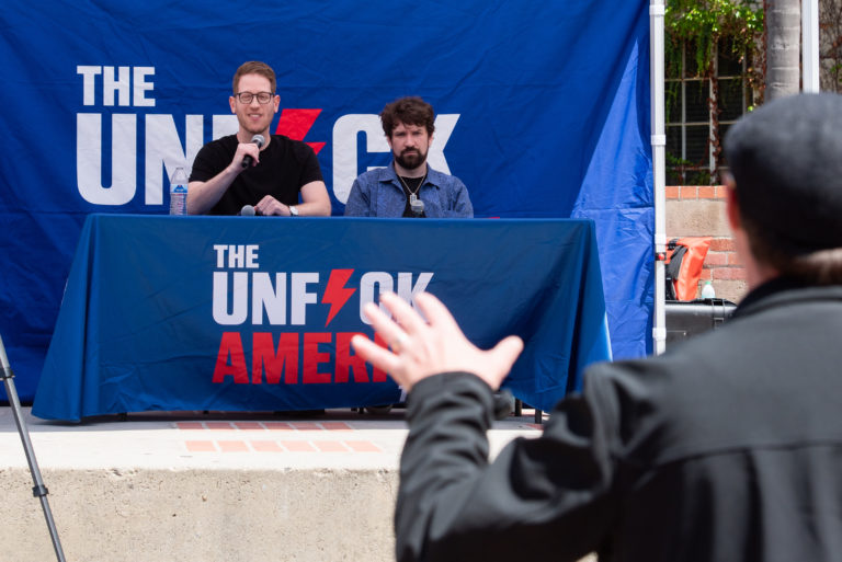 Left-wing political livestreamers debate at UCLA National Ground Game event