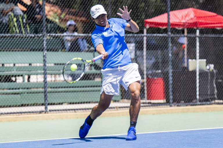 UCLA men’s tennis bests Arizona State 4-0 in first round of NCAA tournament